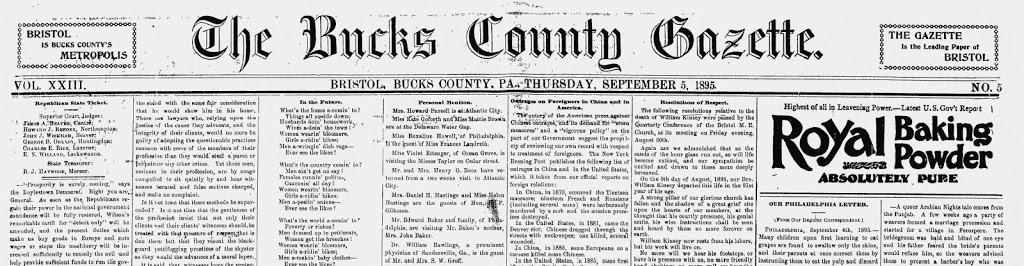 Town and Country Newspaper - article