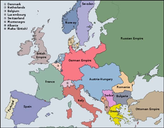 Detailed map of Portugal with roads and other marks, Portugal, Europe, Mapsland