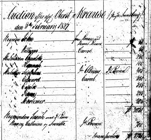Afro-Caribbean genealogy resources - Slave Auction