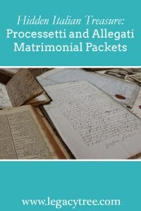 allegati for Italian genealogy research