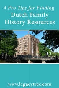 Dutch family history resources