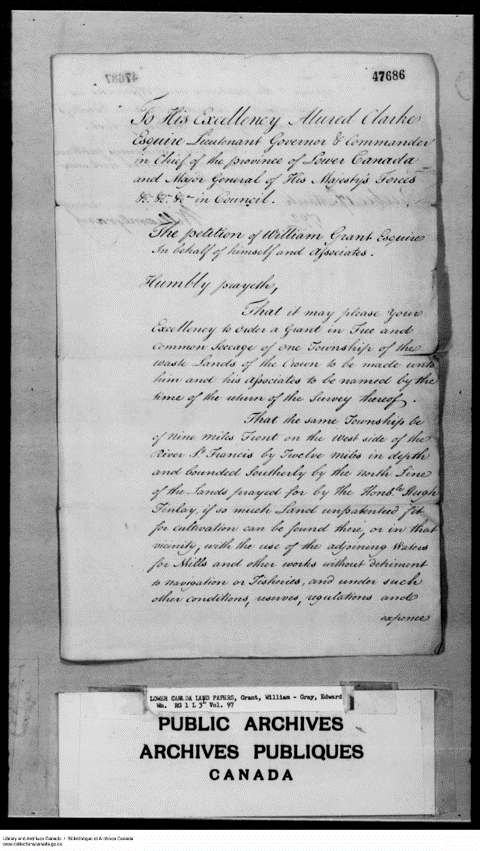 sample land record