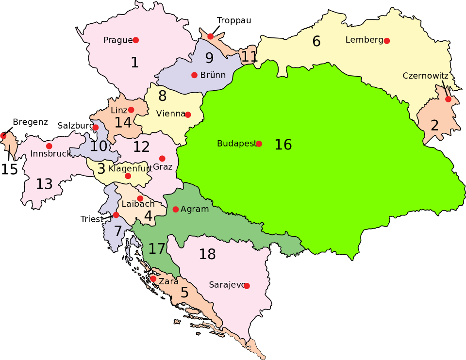18 Kingdoms of Austria