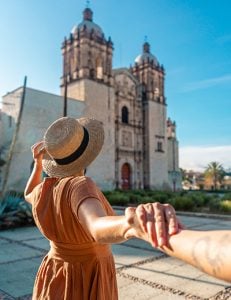 Happy Couple on a Heritage Tour