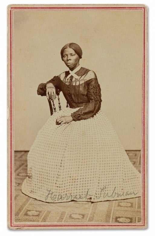 Carte-de-visite of Harriet Tubman,