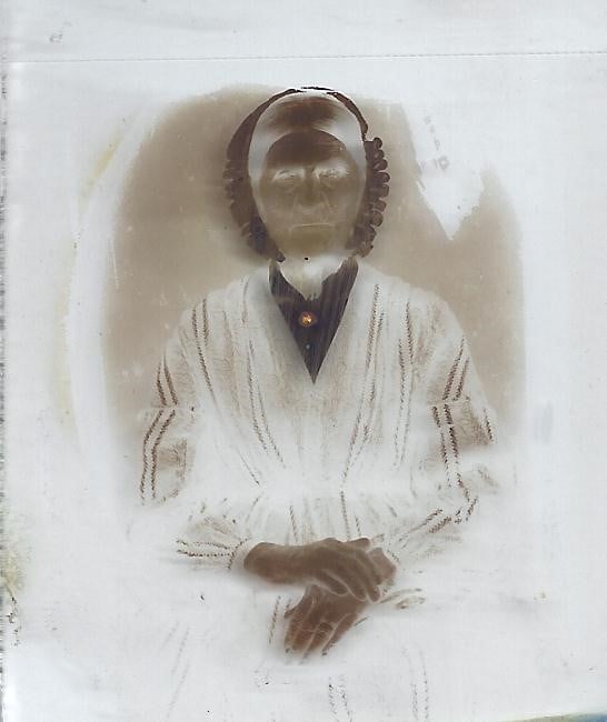 Ambrotype old family photo
