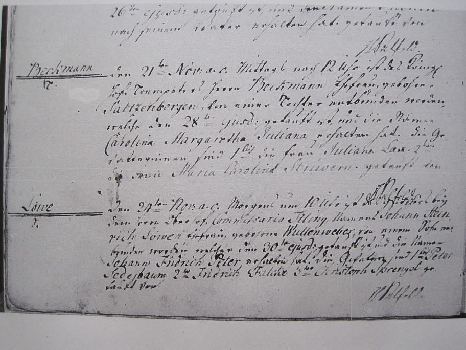 finding German immigrant ancestors at the Church Registry Office in Hanover