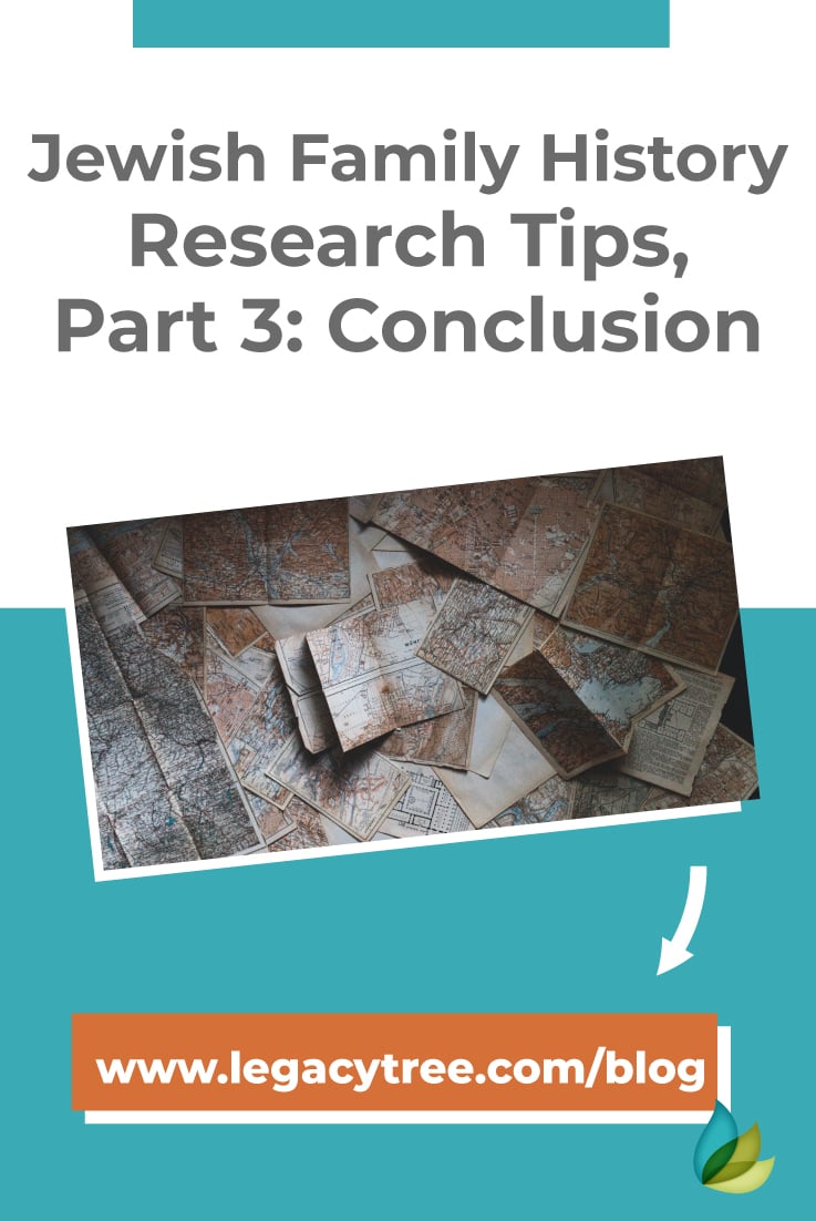 When conducting Jewish family research, several sources prove to be the most effective. Learn more in the final segment of our series on Jewish genealogy.