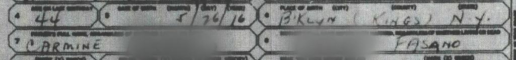 Un-redacted version of the SS-5 with names partially obscured for client privacy.
